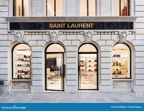 Saint Laurent Stores in Italy .